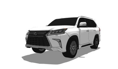 超精细汽车模型 雷克萨斯 Land Cruiser Lexus 2020